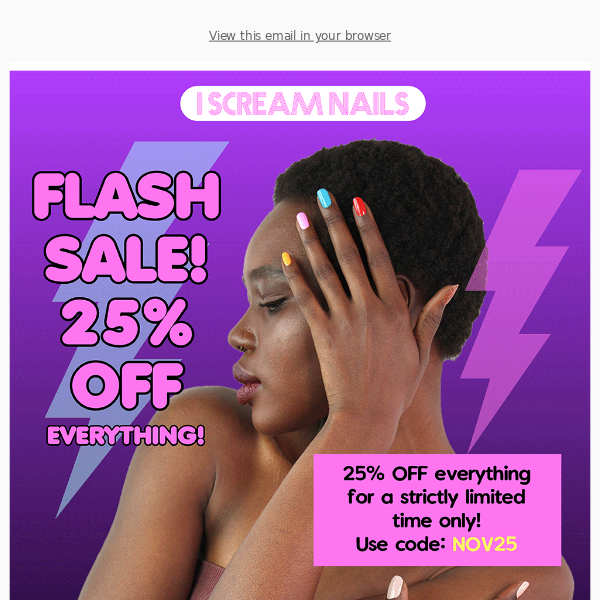 ⚡25% OFF FLASH SALE STARTS NOW!⚡