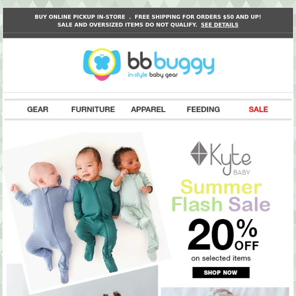 BB Buggy: Summer SALE is ON NOW