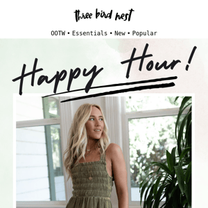 40% OFF Sitewide Happy Hour Sale