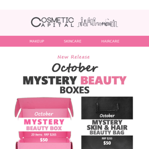 NEW - Mystery Boxes with over $260 of value!