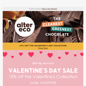 ❤ 15% off Organic Valentine's Day Treats ❤