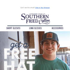 Last chance to get your FREE HAT today!