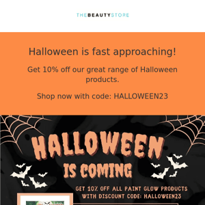 Check out our Halloween range....