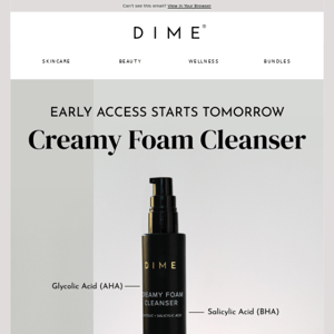 Meet the Creamy Foam Cleanser of your dreams.