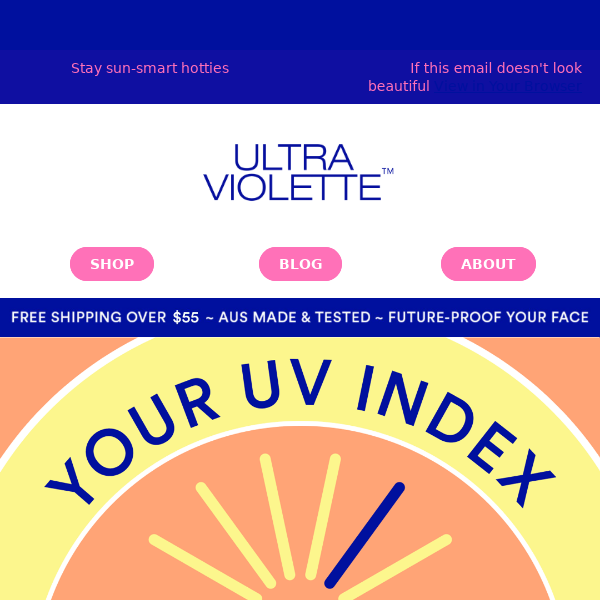 Your refresher course on the UV index is here