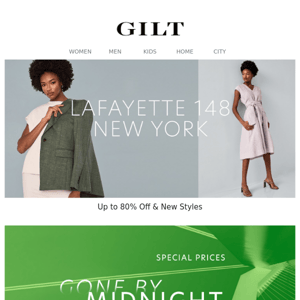 Up to 80% Off New Lafayette New York | Special Prices Gone by Midnight