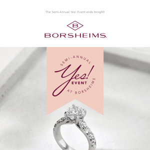 Up to 35% OFF engagement rings is ends tonight!