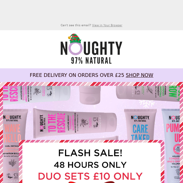 ✨ Flash Sale Alert: Transform Your Tresses with Noughty Haircare Duos! 🚀