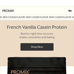 New Casein Protein Flavor