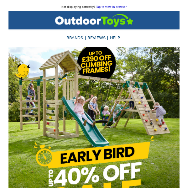 Early Bird Special: Save Up to 40% 🐤