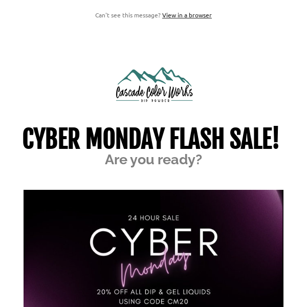 Cyber Monday FLASH SALE!!!!!