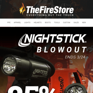 25% Off ALL Nightstick