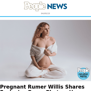 Pregnant Rumer Willis shares exclusive bump photos, hopes baby has Martha Stewart and Demi's 'goofiness'