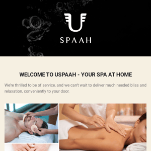 Welcome to USPAAH - Your Spa At Home