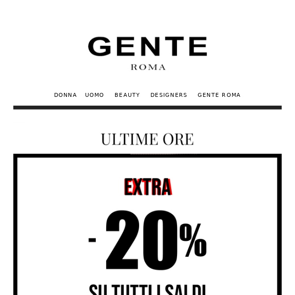 ULTIME ORE | Extra Saldi