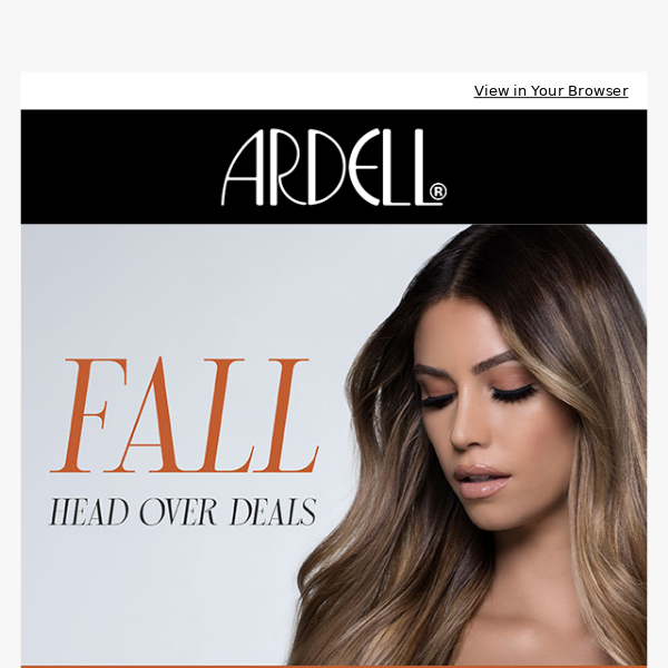 Fall 🍁 Lash Haul! Save up to $15 on Ardell Lashes.
