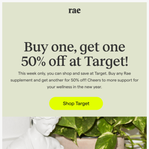 Psst – save on Rae at Target!​