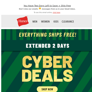 No FOMO Here, Cyber Deals Extended!