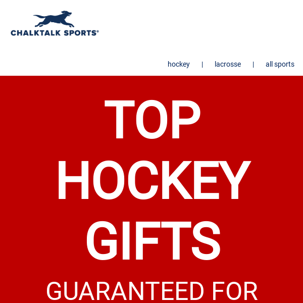 Still Time! Hockey Gifts Guaranteed for Christmas