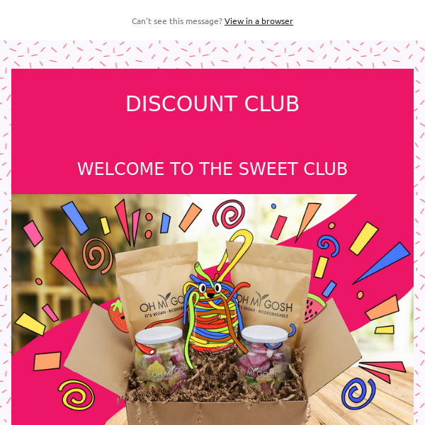 Welcome to our Discount Club