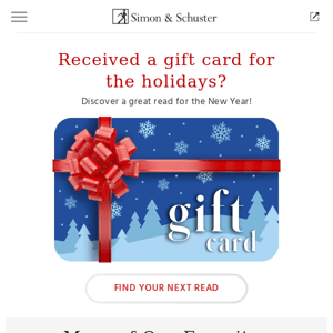 Received a gift card for the holidays?