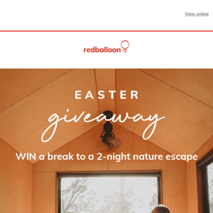 You could WIN a nature escape for 2