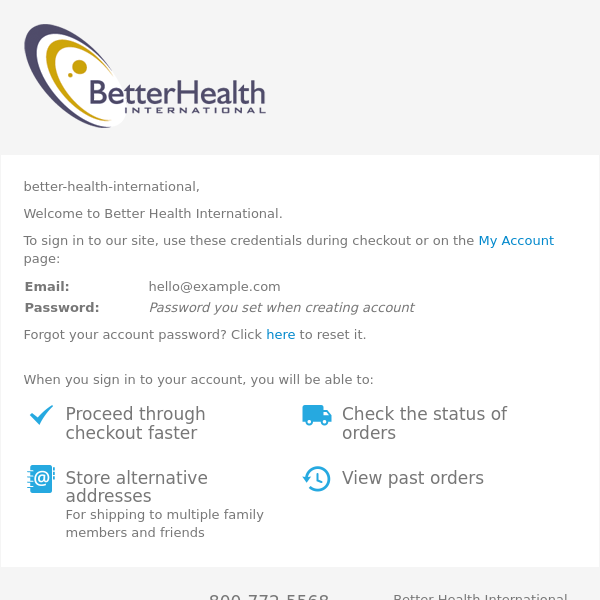 Welcome to Better Health International
