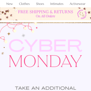 Quick 🏃‍♀️ FP’s Cyber Monday Sale!