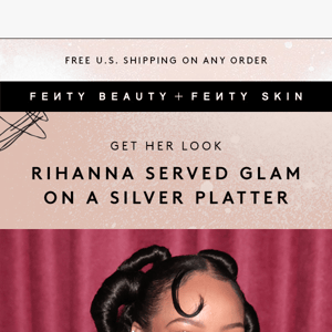 Rihanna served ✨glam✨ at the Golden Globes