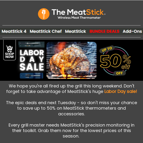 🌞 Don't forget MeatStick's BIGGEST Sale is on! 🌞 