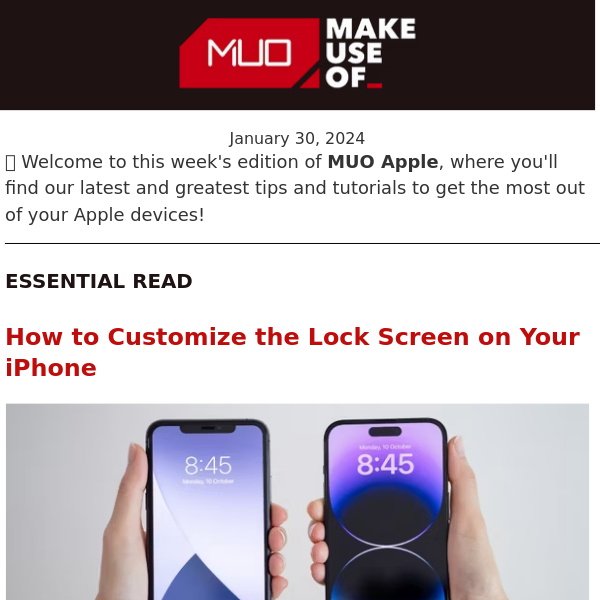 MUO Apple 🍏 How to Customize the Lock Screen on Your iPhone