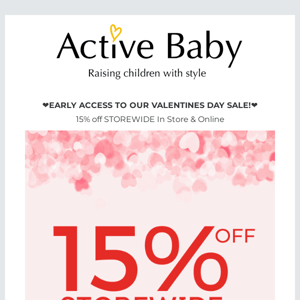 ❤️ GET EARLY ACCESS to our Valentines Sale! 💘