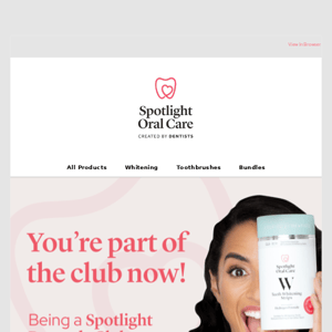Check out the perks of being in the Spotlight Rewards Club
