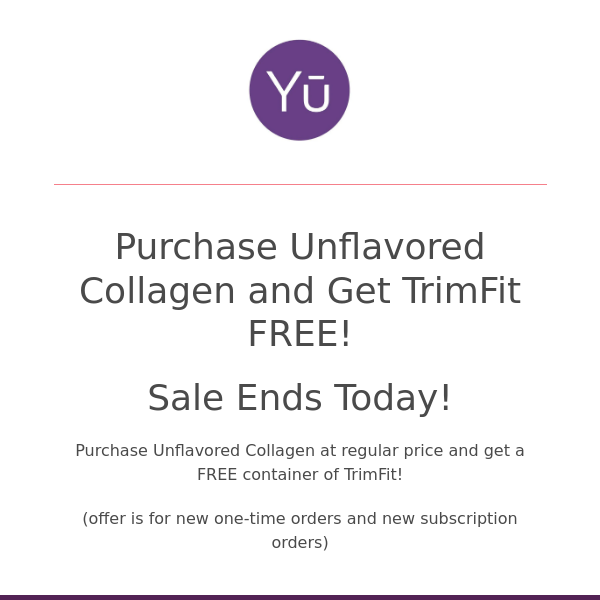 FREE TrimFit Sale Ends Today!