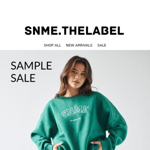 Sample Sale NOW LIVE