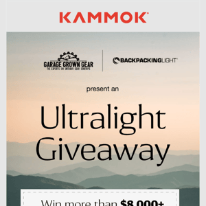 The Ultralight Giveaway – $8,000+ in gear and 6 winners