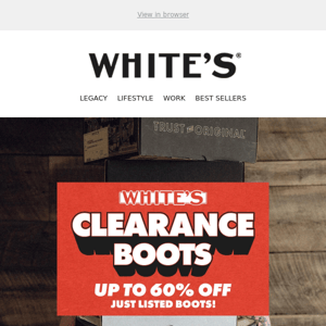 Our Very First Drop Of Clearance Boots Now Live!