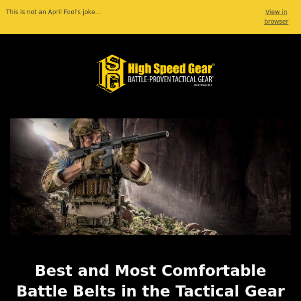 **Alert** best battle belts in the industry