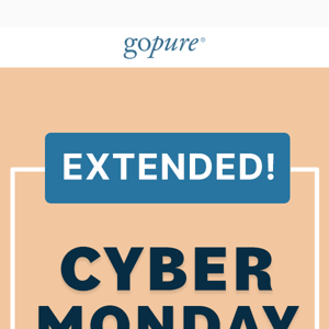 Cyber Monday EXTENDED 🥳