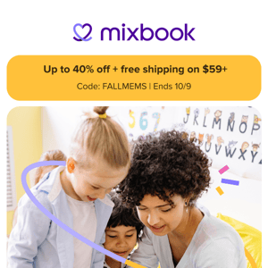 Celebrate International Teachers Day with Up to 40% OFF on Mixbook Gifts + Free Shipping!