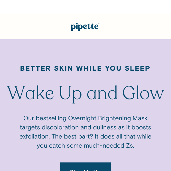 Better skin while you sleep 😴