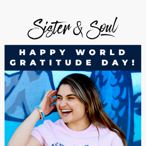 Hi Sister & Soul, ❤️ 20% Off GRATEFUL products! ❤️TODAY ONLY!