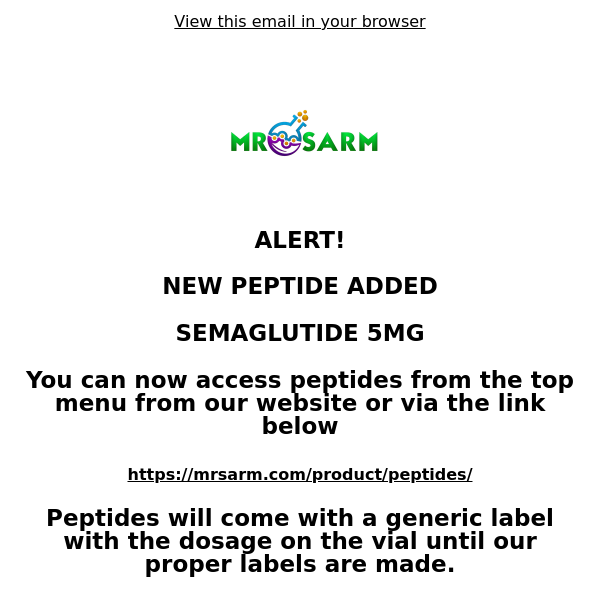 NEW PEPTIDES ADDED 😁