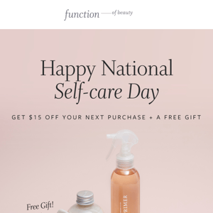 Oops, our promo code needed some self-care💁‍♀️