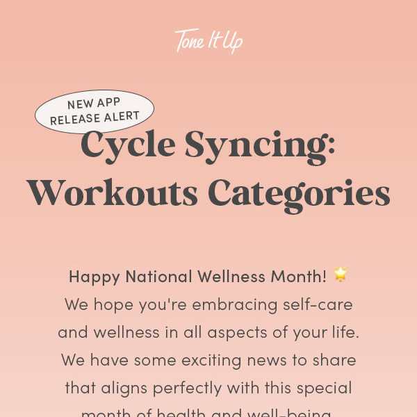 Sync Your Way to Wellness: Discover Cycle-Focused Workouts 🔄🤍💪