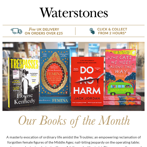 Our Books Of The Month For April