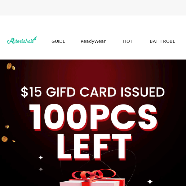 👉100pcs x $15 Gift Cards Left, Save Save Save