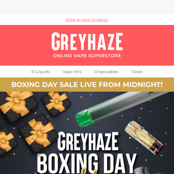 BOXING DAY SALE | LIVE AT MIDNIGHT!