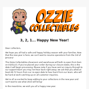 Hey Ozzie Collectables AU, happy new year! 🥳🎊