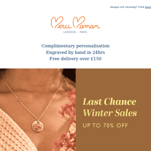 Merci Maman, last chance to shop our winter sale